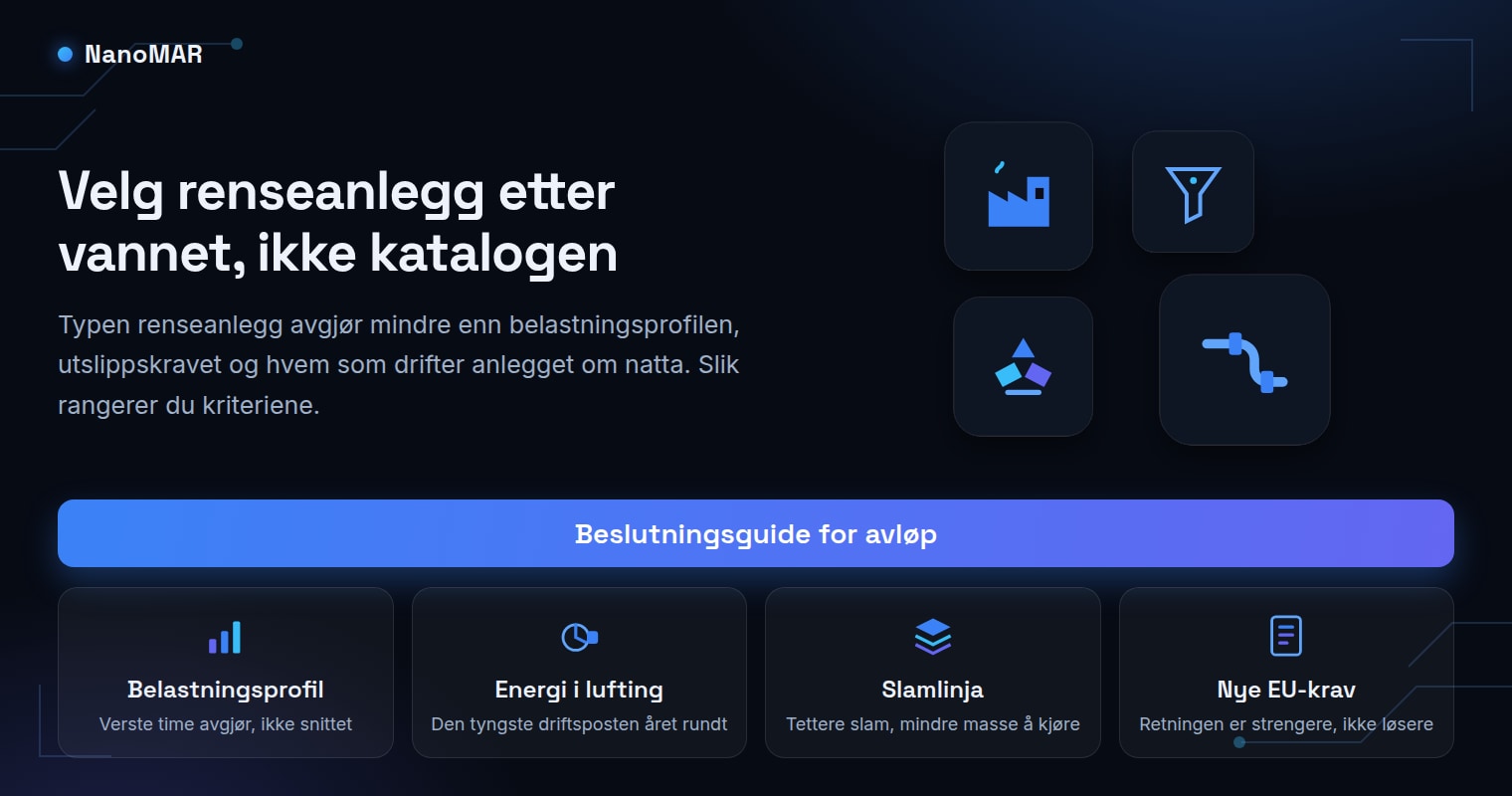 Renseanlegg: slik velger du riktig løsning for vannet du har